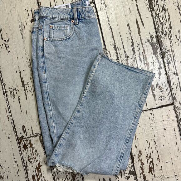 Garage Denim 90s Straight Droit Annees Jeans Size 13 Short Britney Blue - Picture 8 of 8